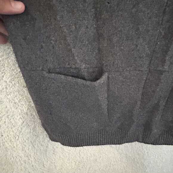 Juicy Couture Dolman Sleeve Sweater Tunic Wool Cashmere Blend Pockets Medium Lg - Picture 3 of 14